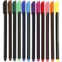 Colortime Fineliner Marker - sekavärit - 12 kpl
