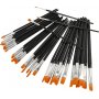 YellowLine Brush setti - no. 0+2+4+8+12+16 - 36 kpl