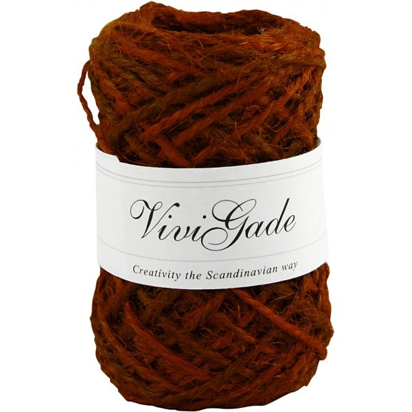 Luonnollinen hamppu - punainen - 30 m Luonnollinen hamppu - punainen - 30 m