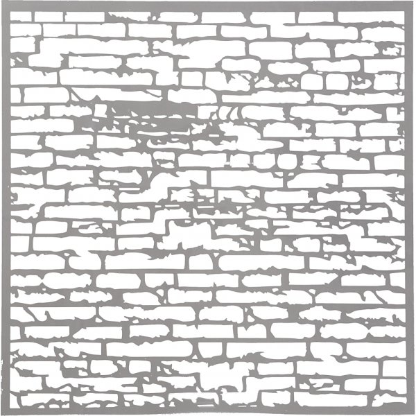 Stensiili - sein - 30,5 x 30,5 cm