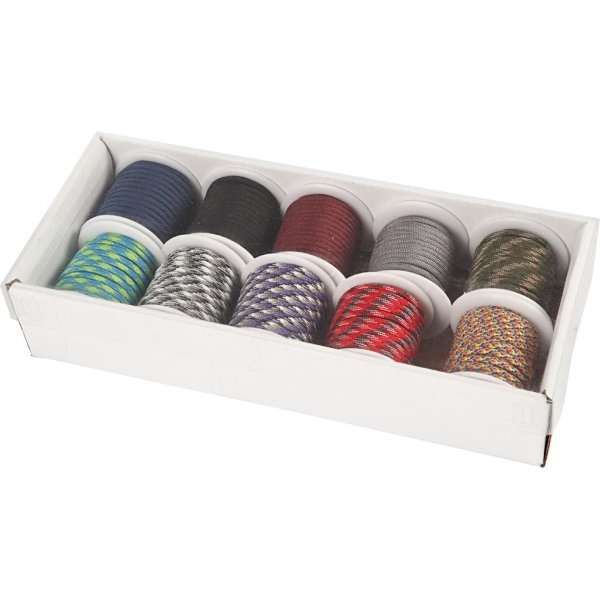 Solmionauha - sekavärejä - 10 x 10 m Solmionauha - sekavärejä - 10 x 10 m