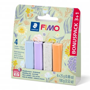 Fimo Soft 3+1 x 25 g - Kukkiva