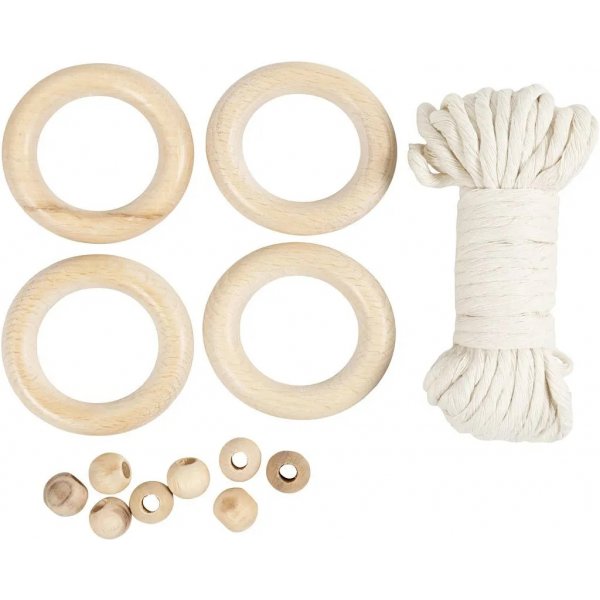 Mini DIY Kit Macrame, Lautasliinasormus Mini DIY Kit Macrame, Lautasliinasormus