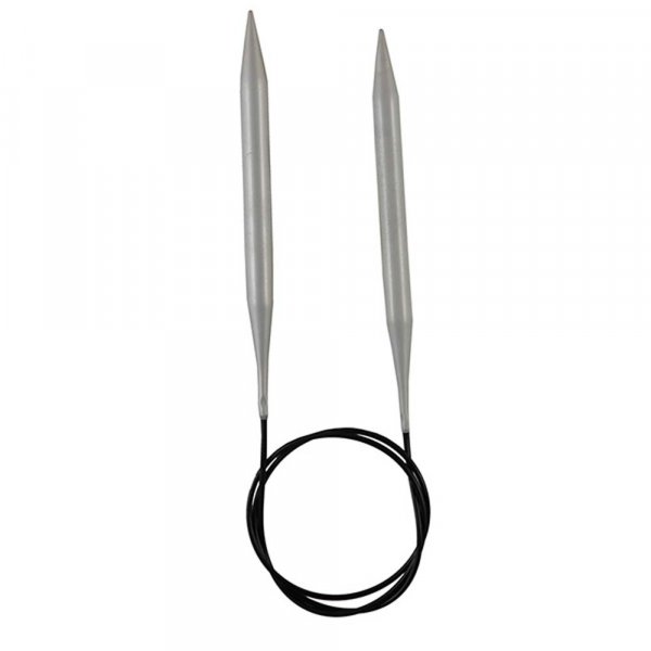 Pyret neulepuikot Basix Aluminium - 80 cm