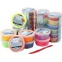Foam Clay - sekavrit - glitter - 28 tlkki