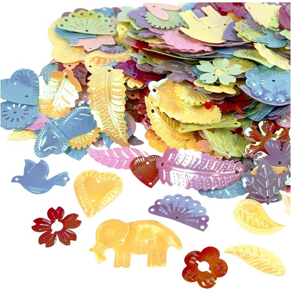 Paljetit - helmiäisvärit - 30 g Paljetit - helmiäisvärit - 30 g