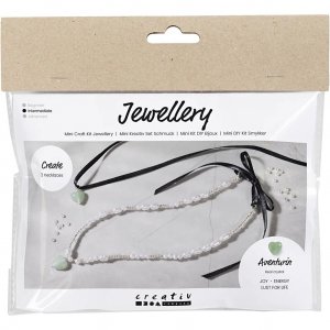 Mini DIY-setti - Kaulakoru aventuriinikristallilla