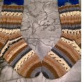 Asiakaskuva Viking lanka Raggen 150g - Sininen/ruskea/luonnollinen (719)