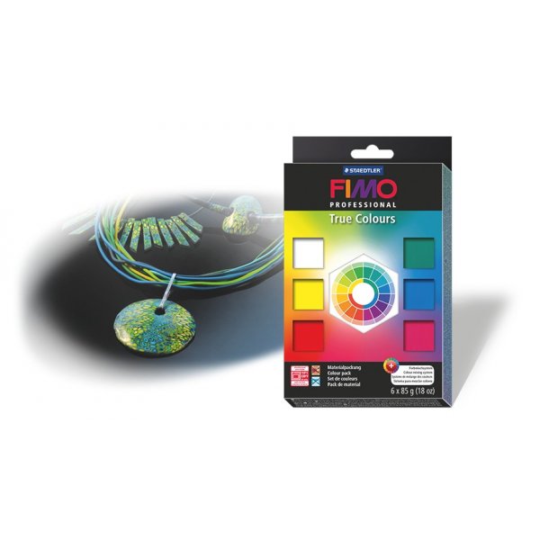 Malli Fimo Professional 6x85 g - True Colors