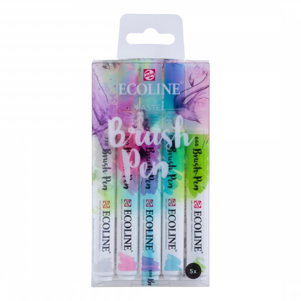 Ecoline Brush Pen 5 kpl - pastelli