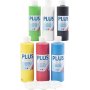 Plus Color Hobby maali - perusvrit - 6 x 250 ml