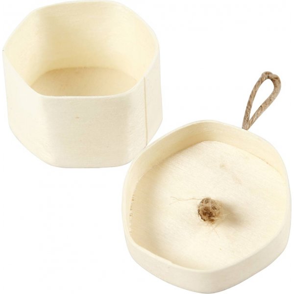 Laatikko - kuusikulmio - 3 kpl