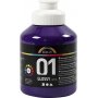 Koulumaali - Akryyli - violetti - kiiltv - 500 ml