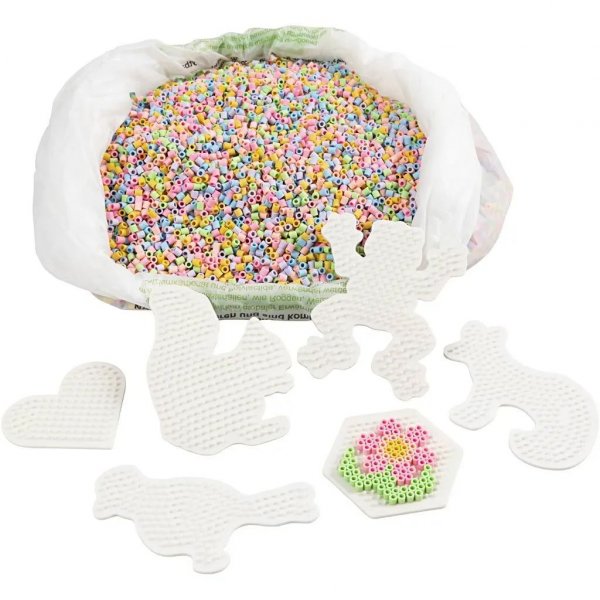 NABBI BioBeads Classroom Set - Helmiä ja helmilautasia eri aiheilla
