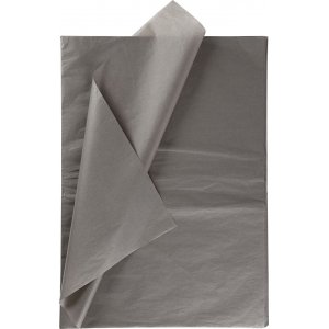 Pehmopaperi - tummanharmaa - 50 x 70 cm - 14 g -25 arkkia Pehmopaperi - tummanharmaa - 50 x 70 cm - 14 g -25 arkkia
