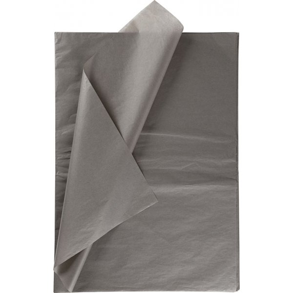Pehmopaperi - tummanharmaa - 50 x 70 cm - 14 g -25 arkkia