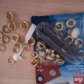 Asiakaskuva Silmukat aluslevyill� messinki kullattu 8,0 mm 24 kpl