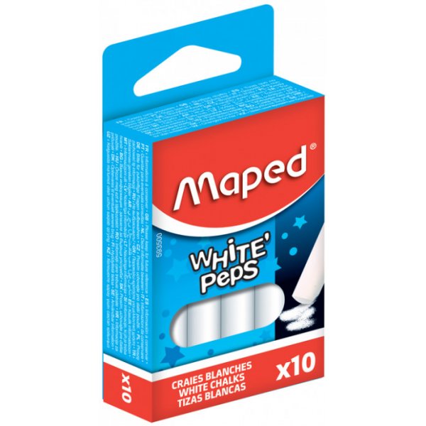 Liitu - Maped - Valkoiset vriliidut 10 kpl