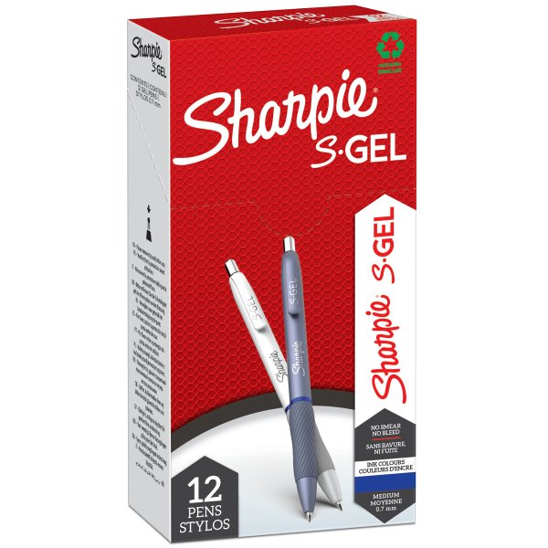 Kuulakrkikyn Sharpie S-Gel Fashion - 0,7 mm - 12 kpl