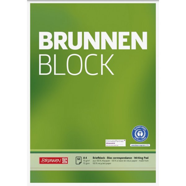 Muistilehti - Brunnen A4 70 g
