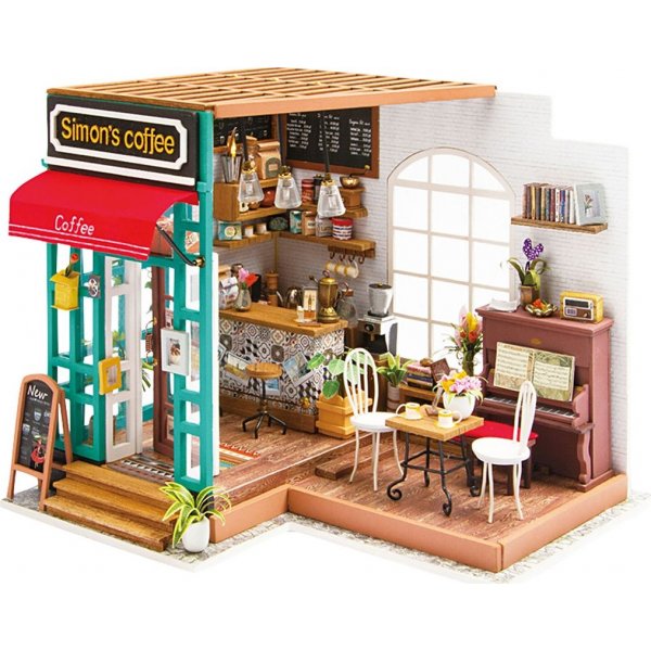 DIY Miniatyyri Huone - Kahvila