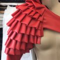 Asiakaskuva Nappanahka j�ljitelm� Punainen - 140 cm