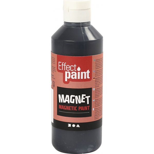 Magneettinen maali - musta - 250 ml