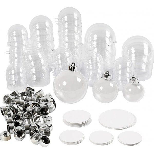 Deco pallo - 5/6/8 cm - 60 kpl