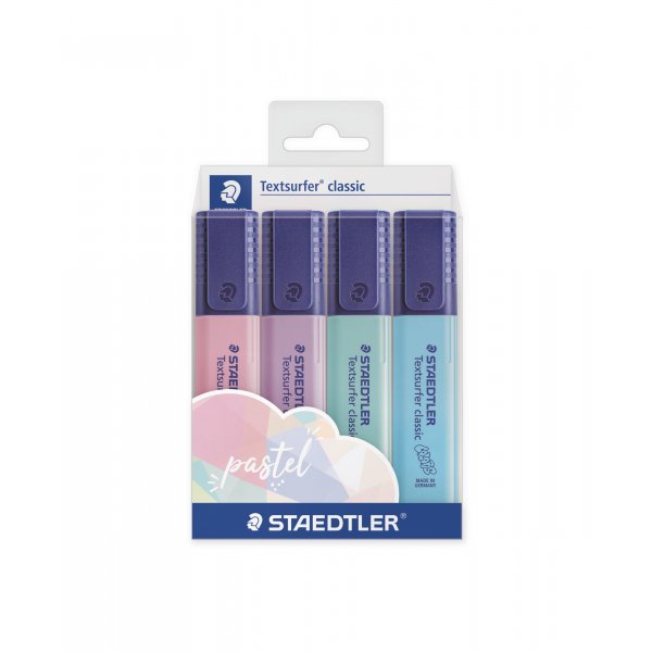 Merkintkyn Textsurfer Classic Pastel - 4 kyn