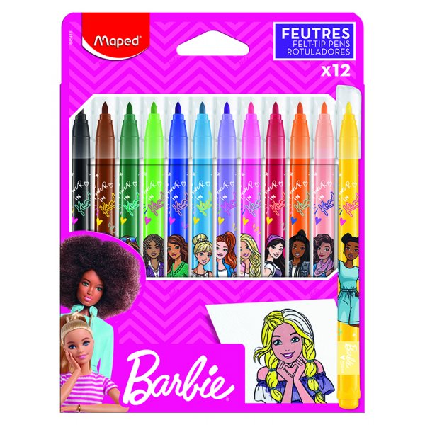 Kuitukynsetti - Maped - Color'Peps "Long life" 12 pestv kyn barbie motif