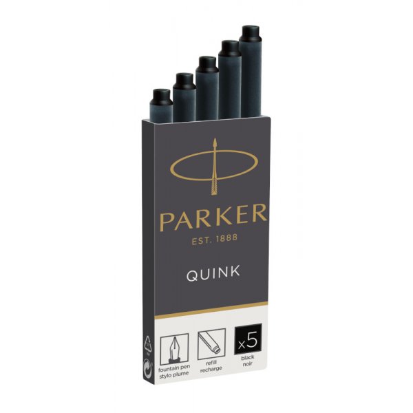 Mustepatruuna - Parker Ink Cartridge Quink