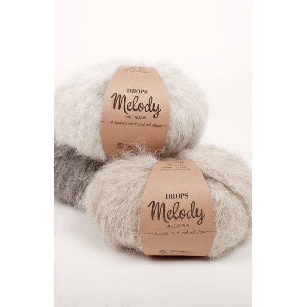 Drops Melody lanka - 50g (mohair efekti)
