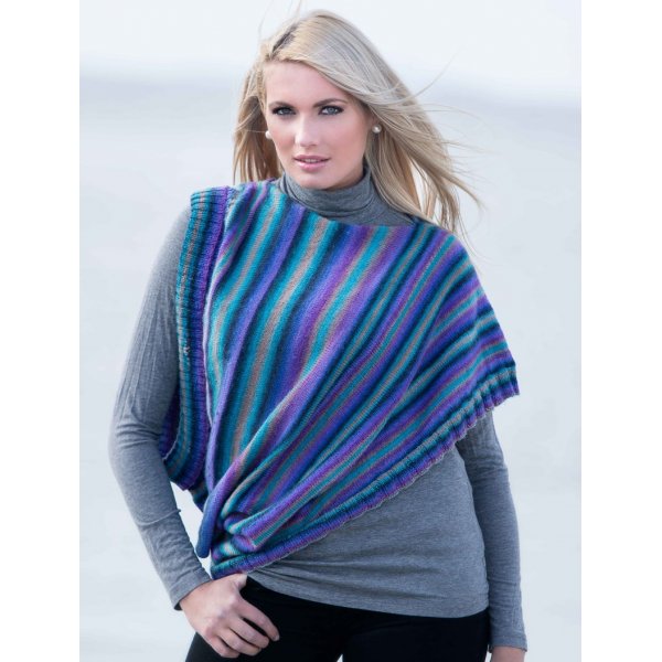 Neulekuvio - Poncho-liivi