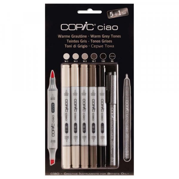 Copic Ciao 5+1 - Wam Grey Tones