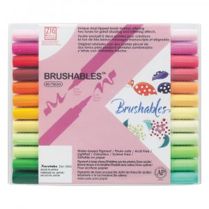 ZIG Brushables -sivellinkyn�t - 24 kyn��