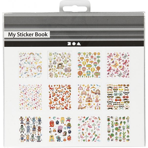 Vihko tarroilla - koko vuosi - 12 arkkia