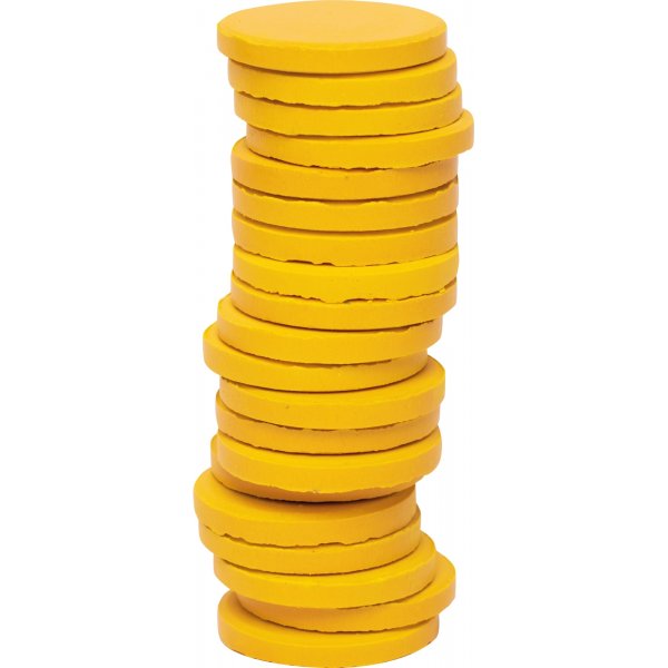 Vrikiekot  30 mm - lmmin keltainen - 20 kpl