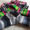 Asiakaskuva Viking lanka Raggen 150g - Sininen/antrasiitti/luonnollinen (724)