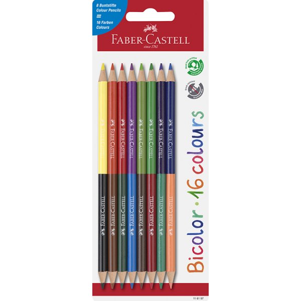 Vrillinen kynsarja - Faber-Castell - Bicolor