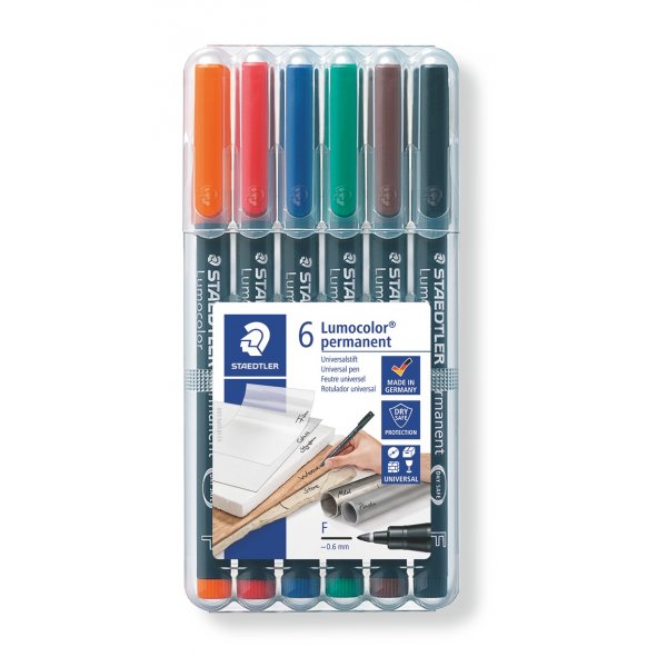 OH Pen Lumocolor Permanent 0,6 mm - 6 kyn