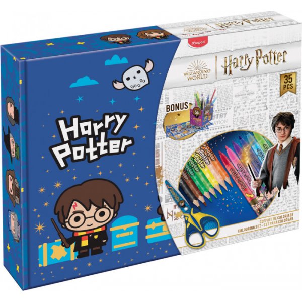 Harry Potter - Laatikko piirustuksen kanssa