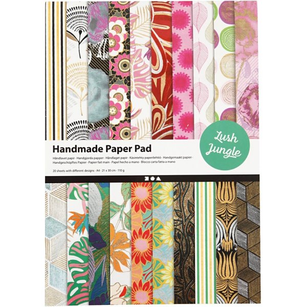 Käsintehty paperi - A4 - 20 arkkia Käsintehty paperi - A4 - 20 arkkia