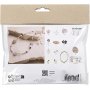 Mini DIY Kit -korut, vaaleanpunainen harmonia, raskas kaulakoru