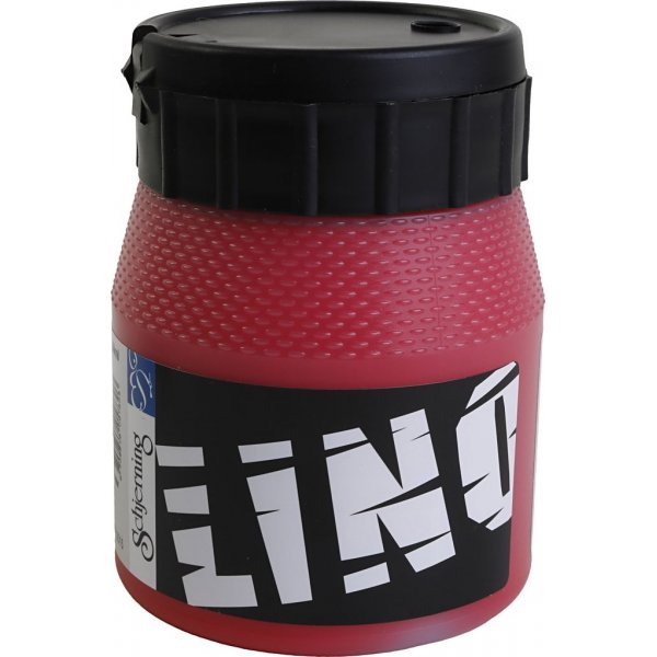 Linoleummaali - punainen - 250 ml