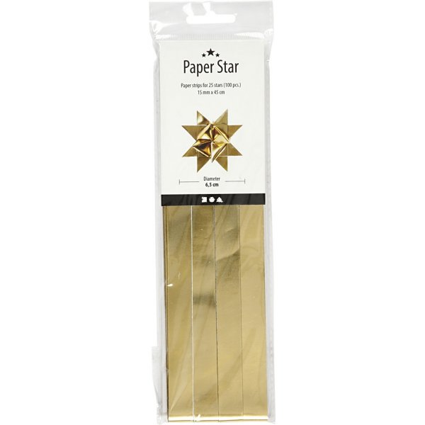 Thtinauhat - kulta - 6,5 cm - 100 nauhaa