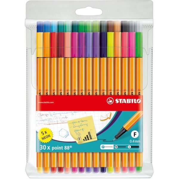 Fineliner Point 88 - 30 kpl