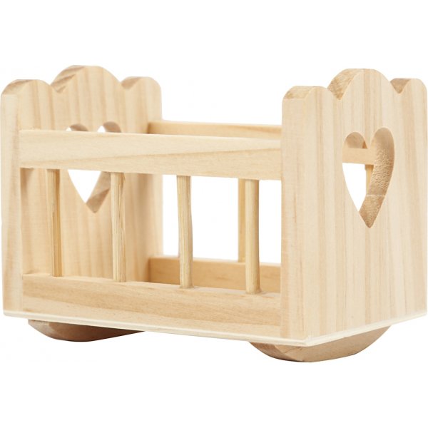 Joulupukin tarvikkeet - Kehto - 8 x 5,5 cm