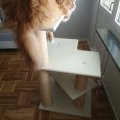 Asiakaskuva Verhoilukangas Vinyyli / Keinonahka Kermanvalkoinen - 140 cm