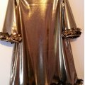 Asiakaskuva Kiilt�v� Jersey kangas Kulta - 155 cm