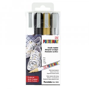 Merkint�kyn� ZIG Posterman PMA-20 1mm 4 kpl